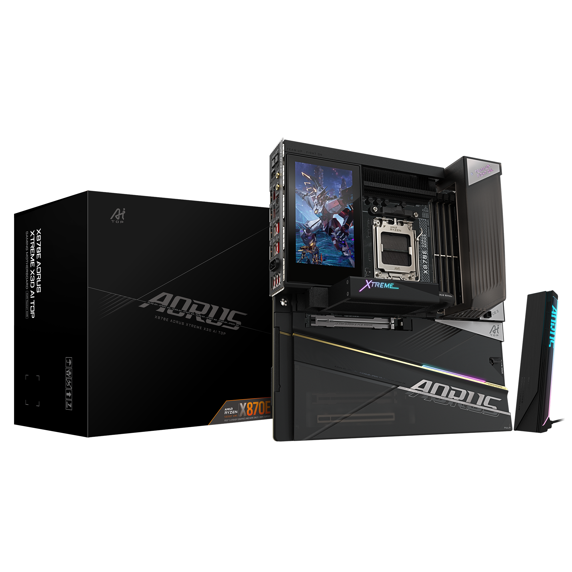 GIGABYTE X870E AORUS XTREME X3D AI TOP マザーボード製品画像