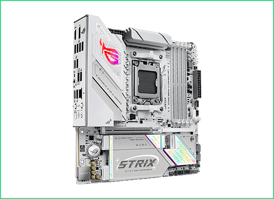 ASUS ROG STRIX B850-G GAMING WIFI 製品画像 12月5日発売 MicroATXマザーボード