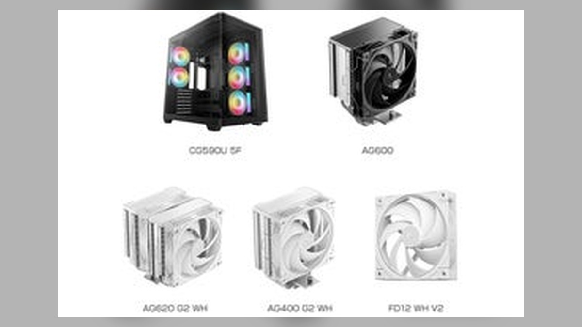 DeepCool社製、ピラーレスデザインのミドルタワー型PCケース「CG590U 5F」、TDP 2… のアイキャッチ画像
