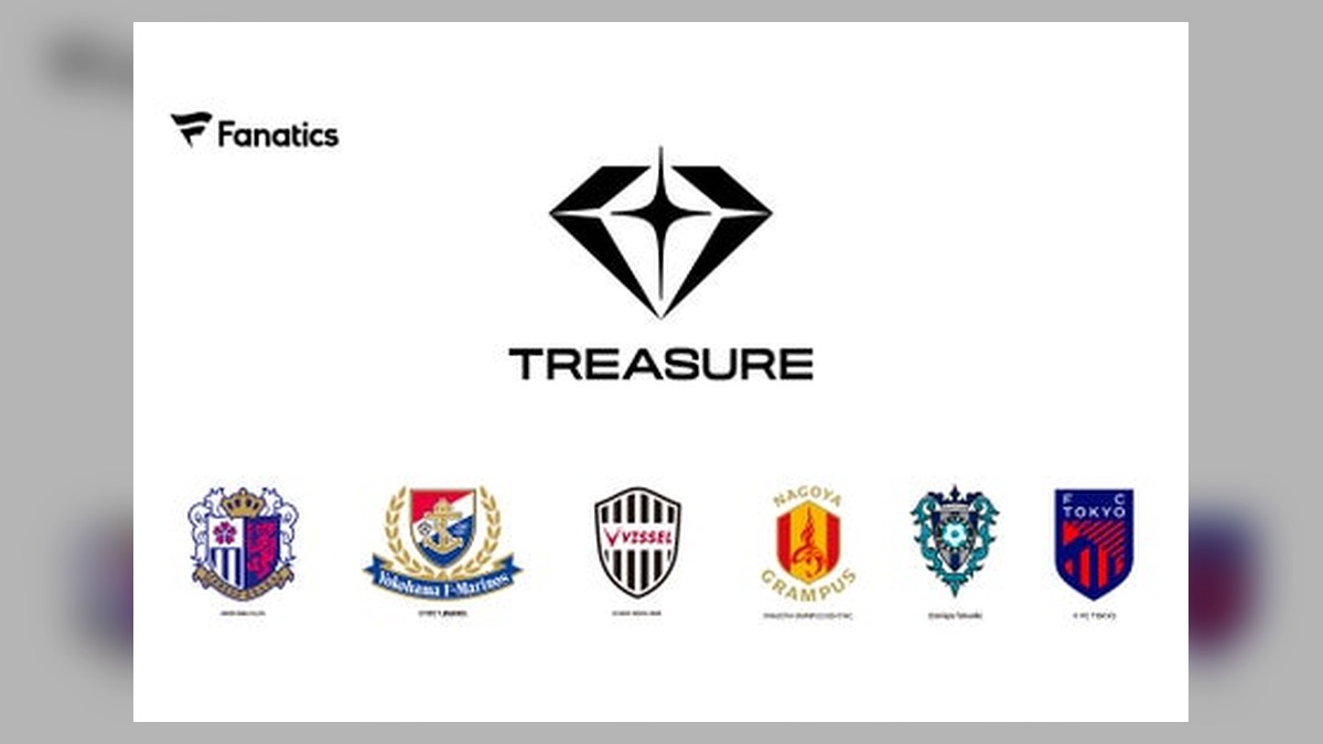 TREASURE Jリーグ6クラブとのコラボレーショングッズが登場！ のアイキャッチ画像