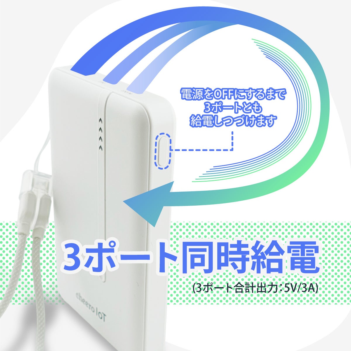 準固体電池搭載、低電流機器への給電を継続できるIoT機器対応モバイルバッテリー「cheero Solitta IoT 10000mAh」発売｜jikkaiニュース