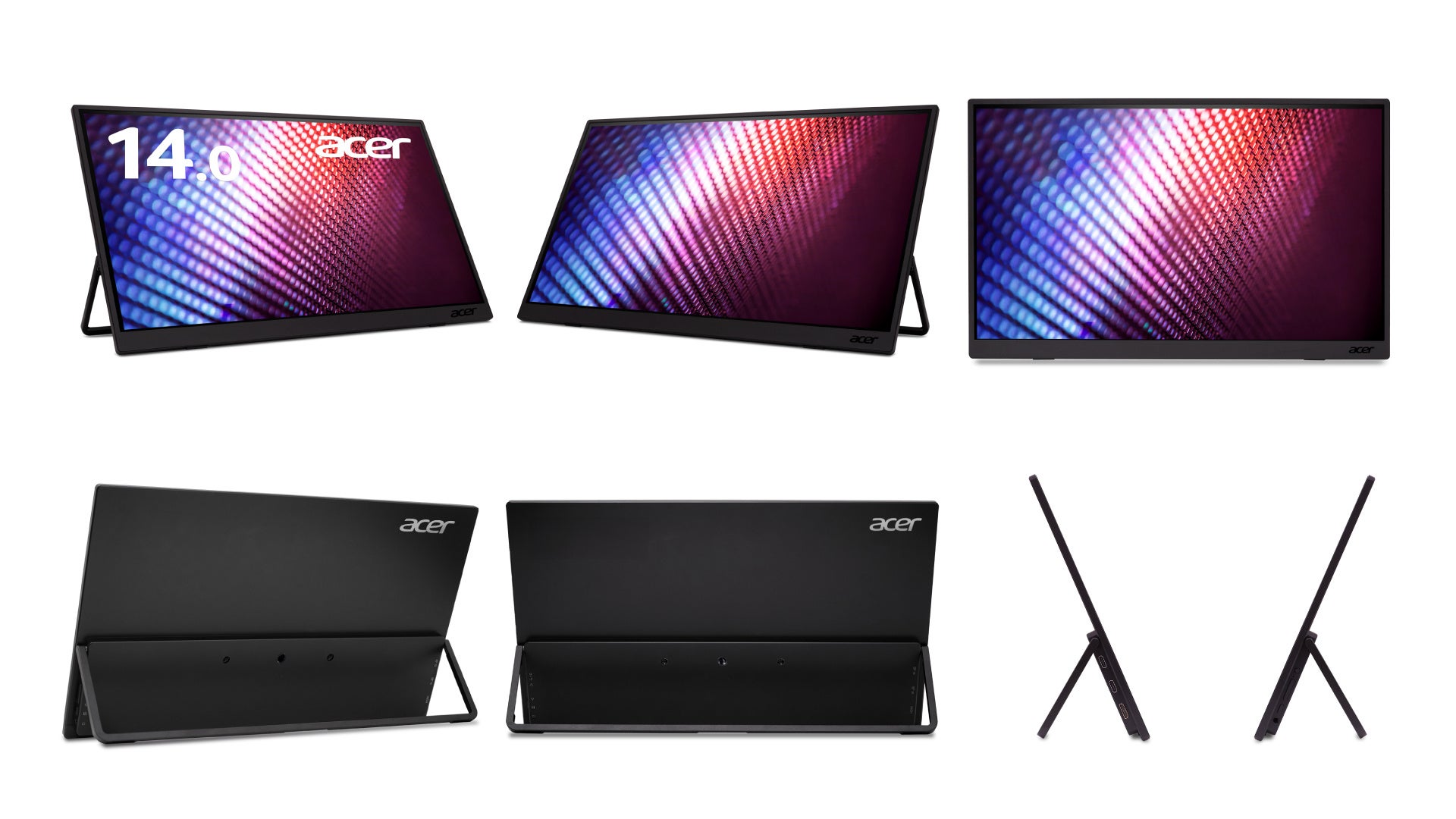 Acer、用途に合わせて選べるモバイルモニター3機種を発売