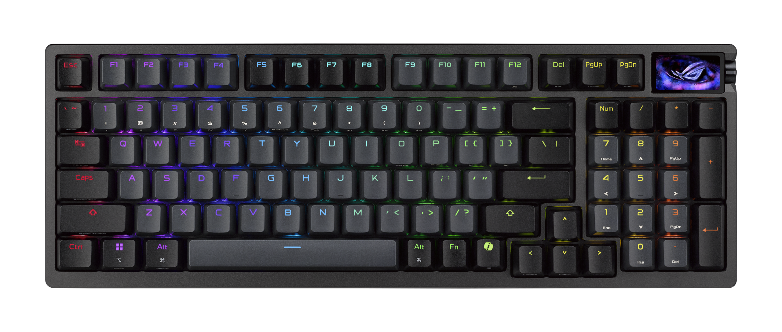OLEDディスプレイ搭載の8Kポーリングレート対応の「ROG Azoth 96 HE Lite Ga…|jikkaiニュース