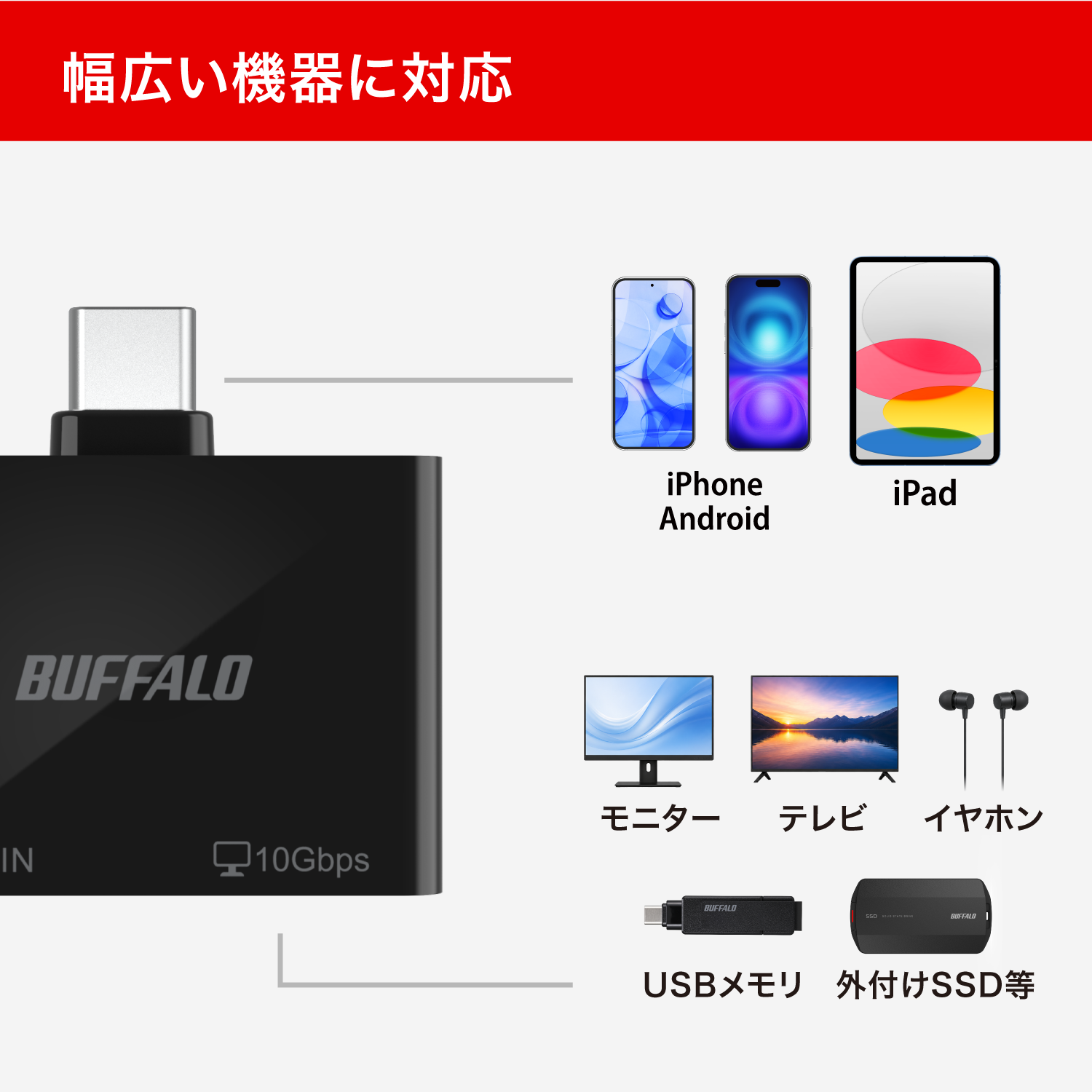 スマホ・タブレットを充電しながらデータ転送や映像出力が可能なコンパクトUSB Type-Cハブを8月上旬より発売｜jikkaiニュース