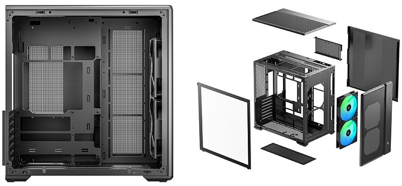 160mmファンを2基搭載する高エアフローのミドルタワー型PCケース、DeepCool社製「CG59…｜jikkaiニュース