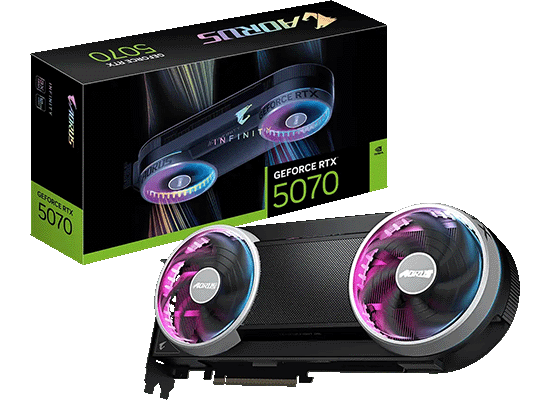GIGABYTEから、美しい円形ツインファンを搭載したAORUS INFINITYシリーズよりGeForce RTX 5080 / 5070 Ti / 5070搭載グラフィックボード4製品を発売｜jikkaiニュース
