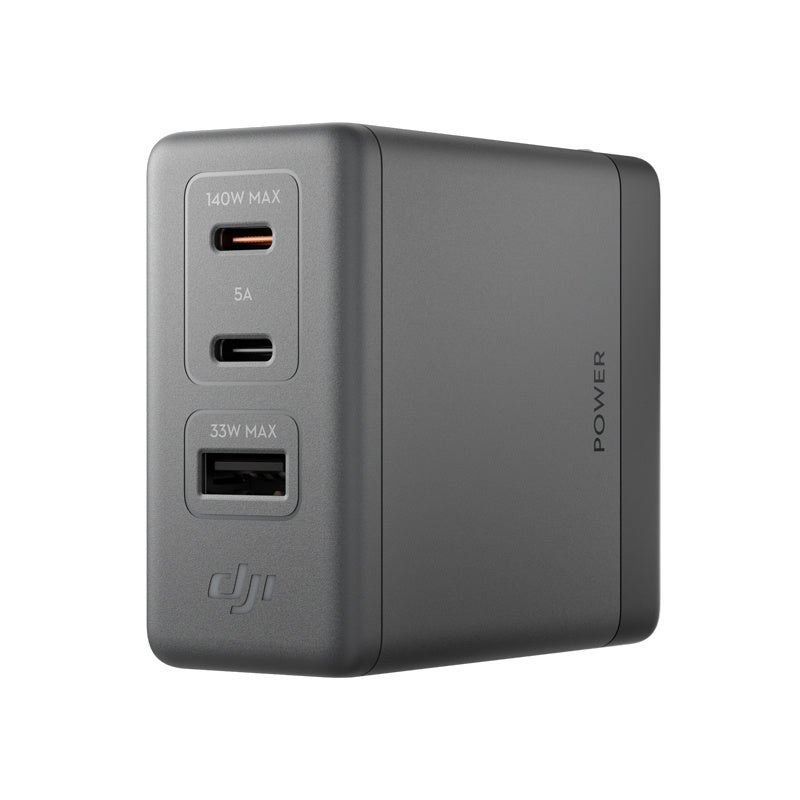 システムファイブ、最大140W対応 GaN急速充電器「DJI Power 140W」を販売開始