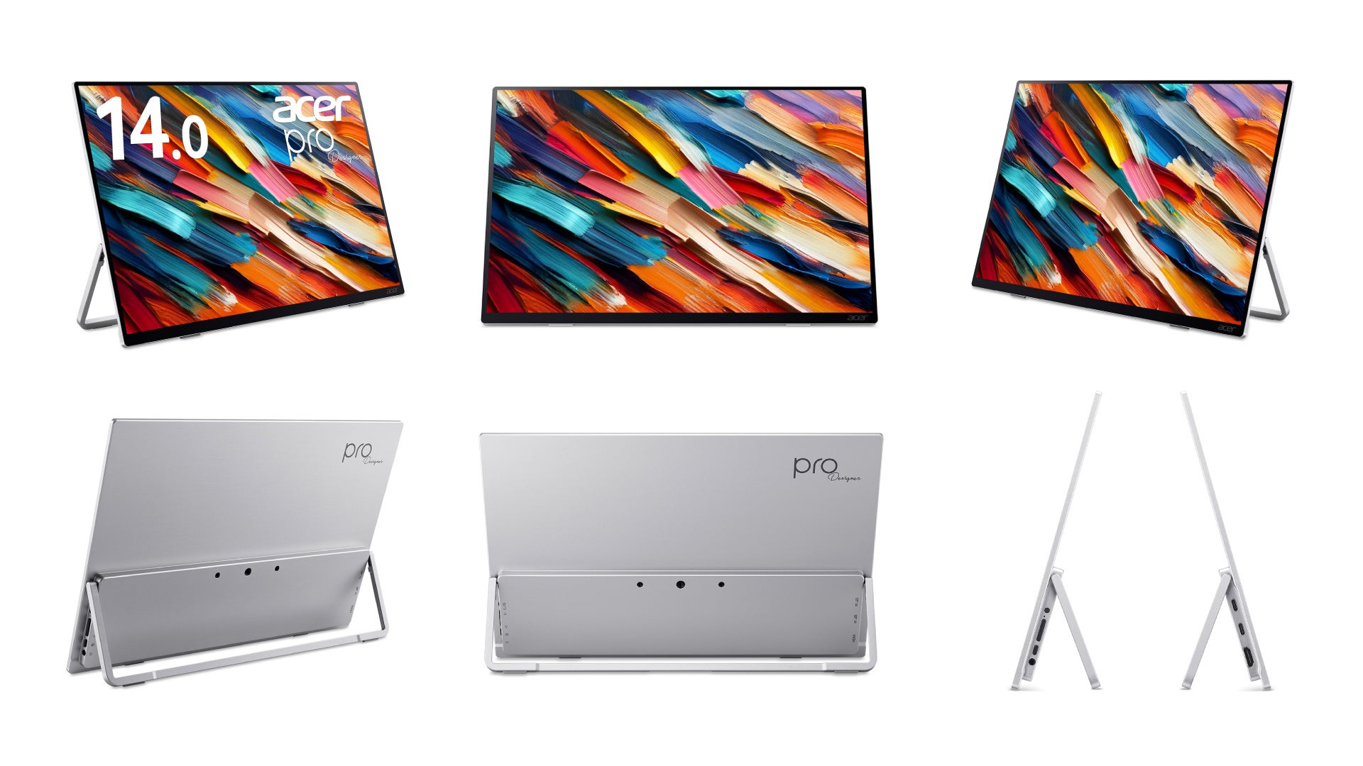 Acer、用途に合わせて選べるモバイルモニター3機種を発売