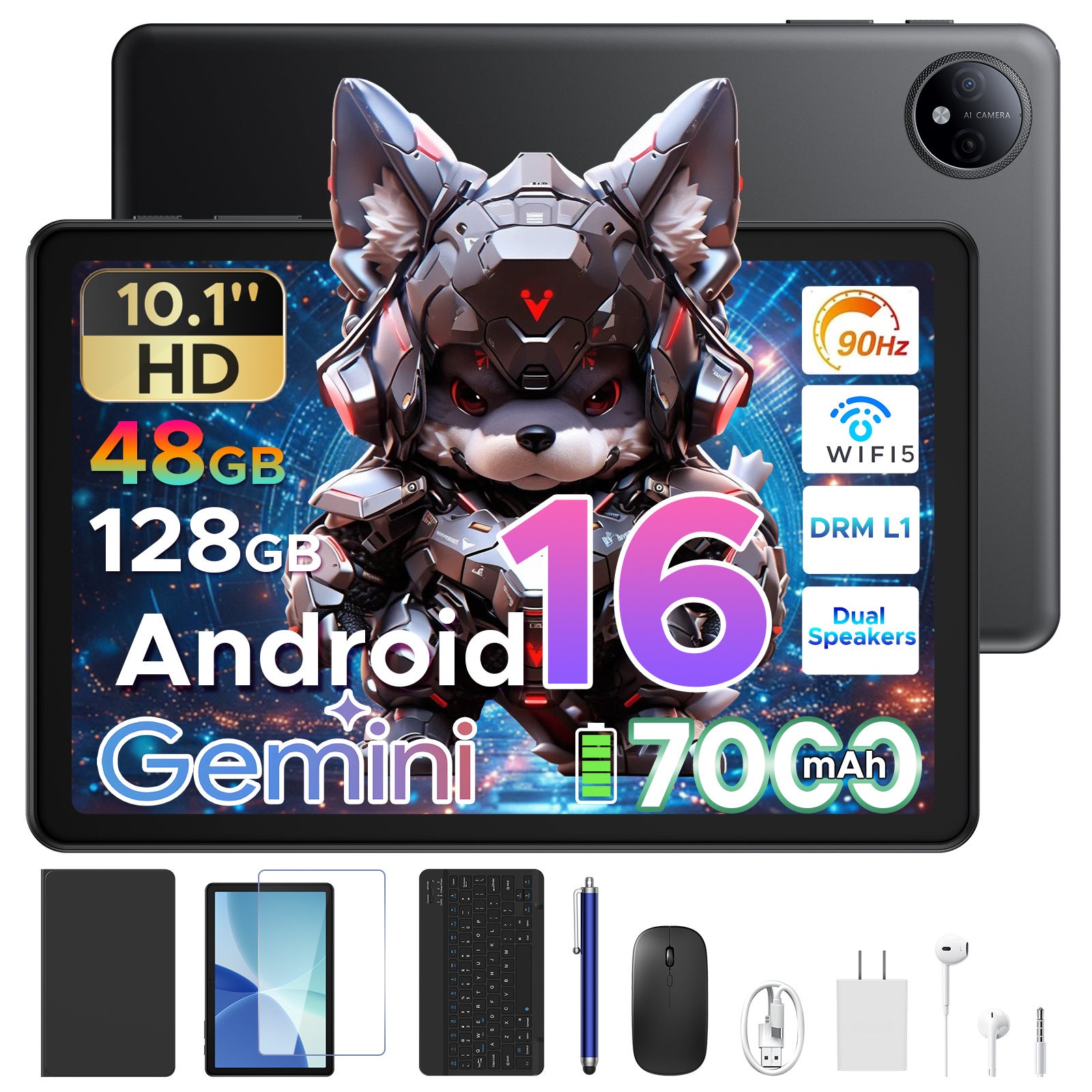 【楽天市場 数限定50%OFF】Android 16搭載「AORLYM P10」が15,950円!キーボード・マウスなど豪華6点セット付き10.1インチタブレット のアイキャッチ画像