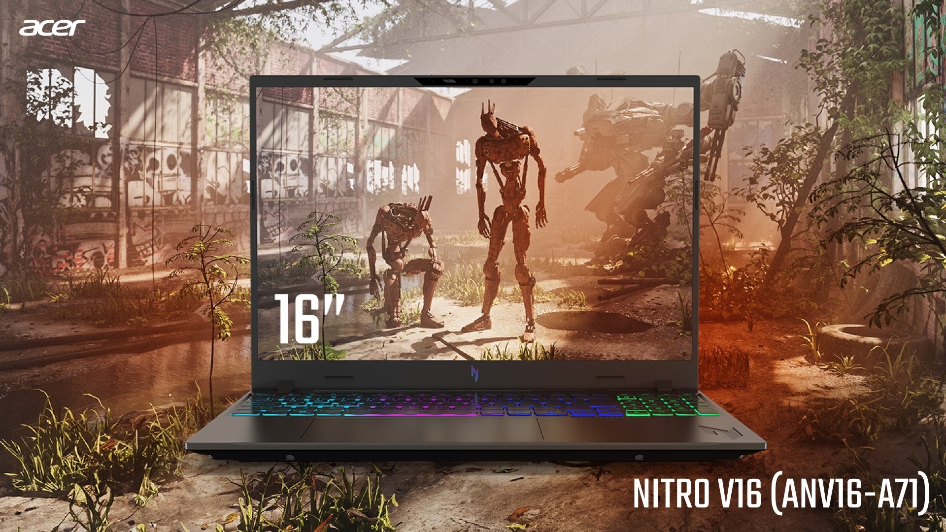 Acer、AMD Ryzen AI 7 450プロセッサー搭載のゲーミングノートPC「Nitro V 16 AI」3機種を発売 のアイキャッチ画像