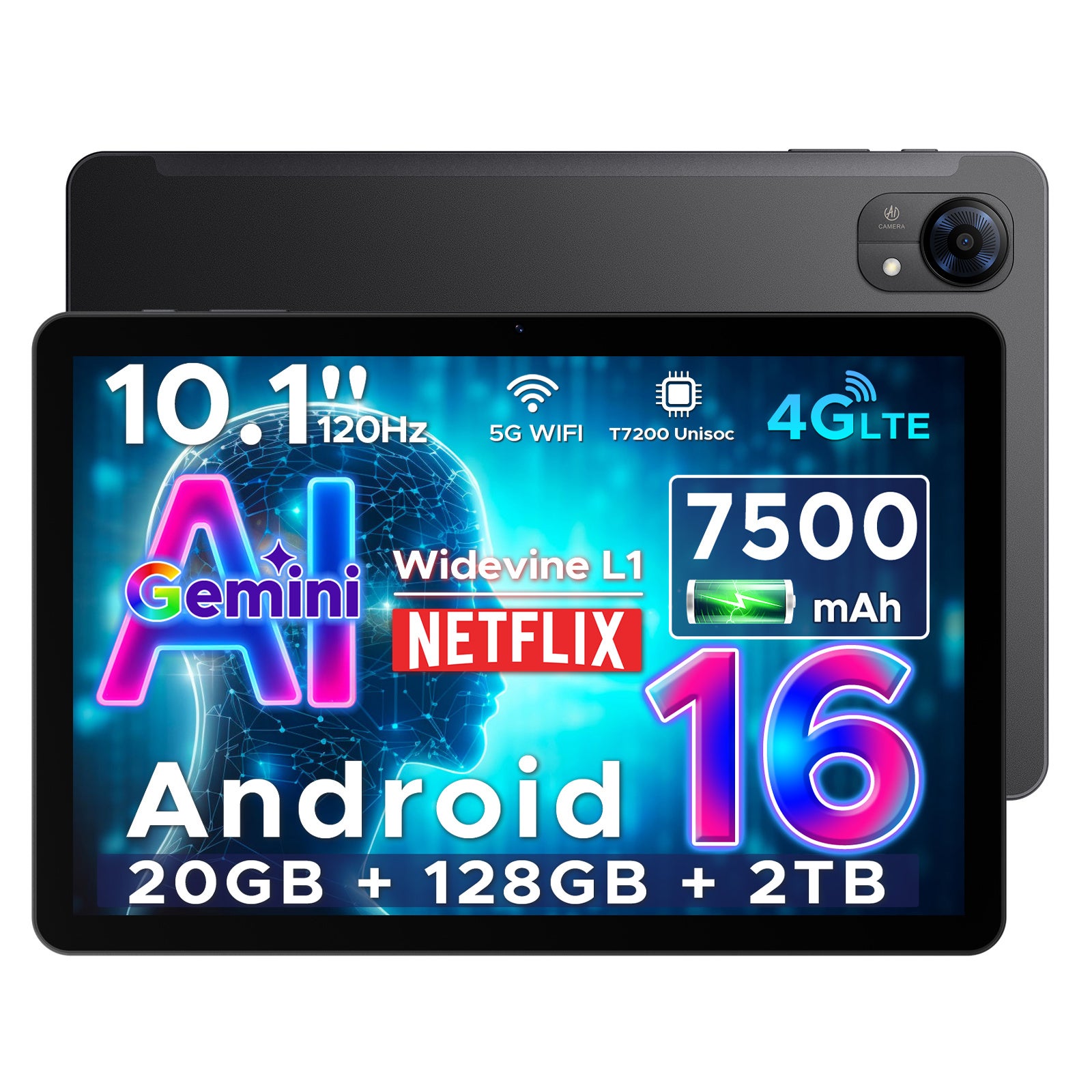 【Amazon 37%オフタイムセール】SIMフリー AI搭載「DOOGEE Tab G5」登場！Android 16搭載10.1インチタブレットが37％OFF、18,900円で購入可能