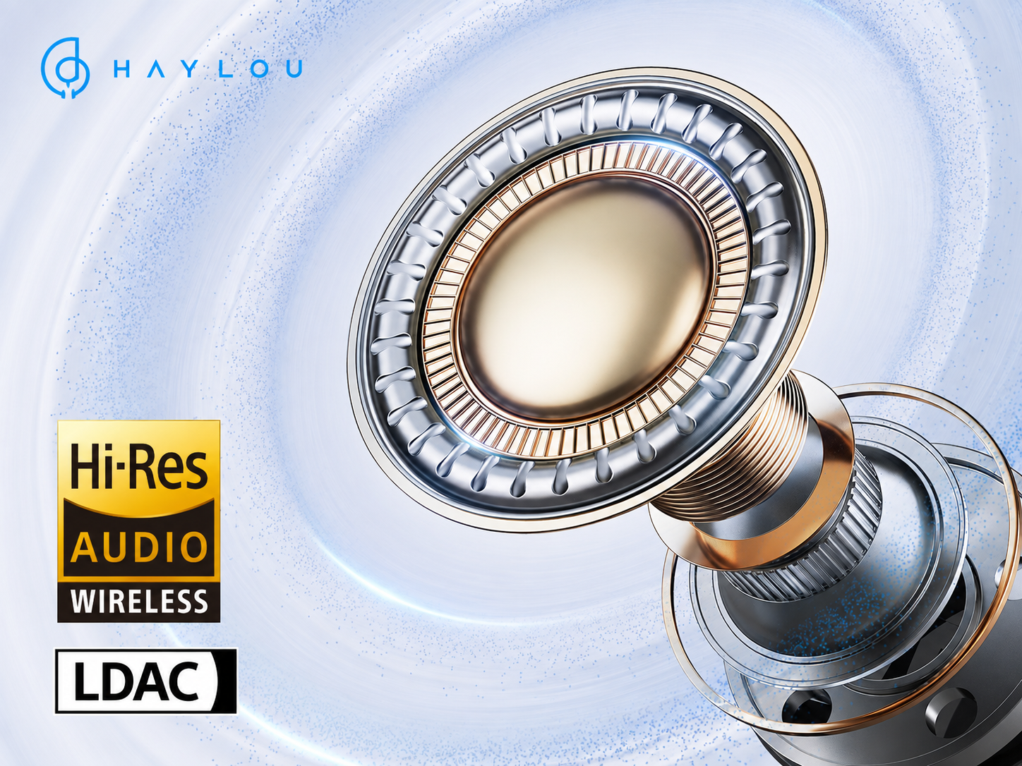 Haylou、最大-54dB ANC&LDAC・Hi-Res対応の高音質ワイヤレスイヤホン『Flowbuds N50』発売