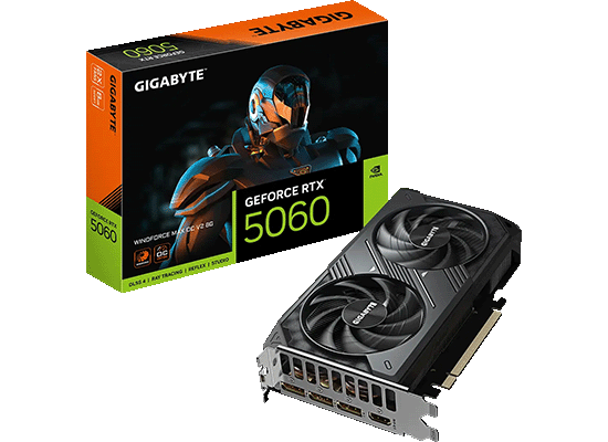 GIGABYTEから、GeForce RTX 5080／5060を搭載したコンパクト設計のグラフィックボード2製品を発売