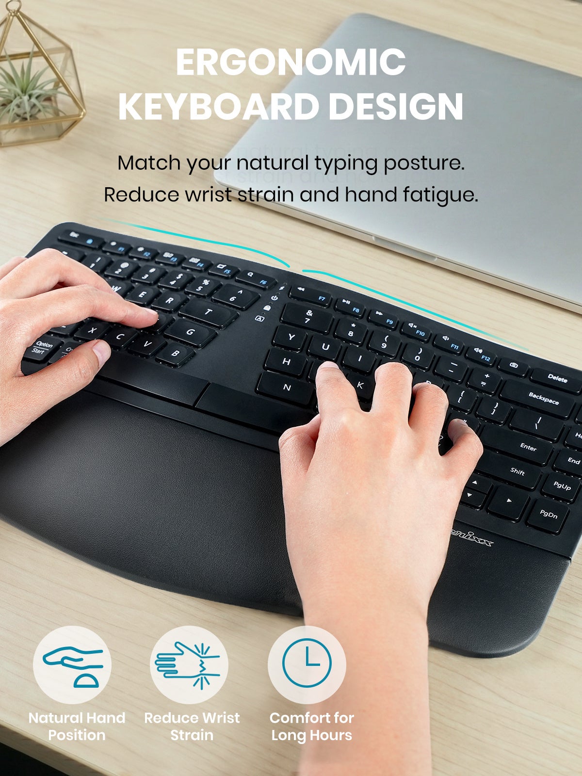 Perixx、エルゴノミクスキーボード・縦型マウス・独立テンキーを1セットにした『PERIDUO-606IIA』を発売