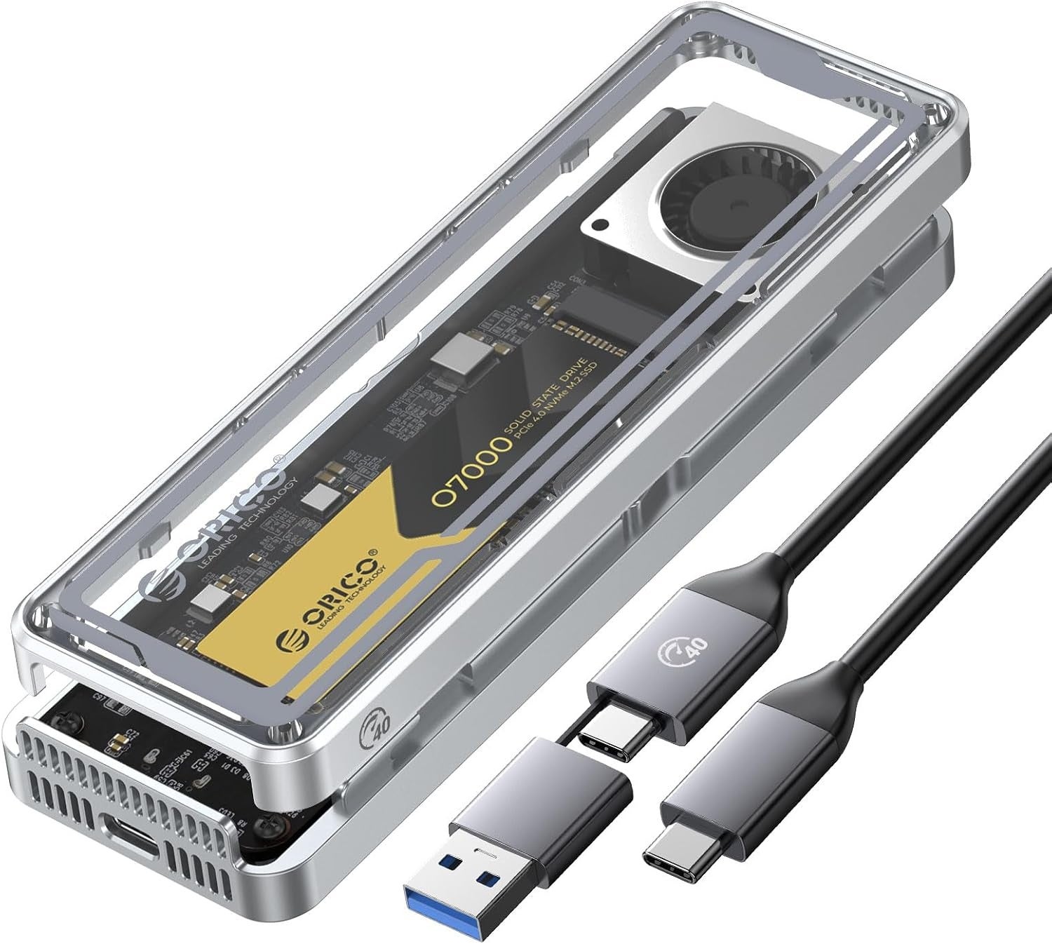 ORICO、40Gbps USB4.0 M.2 NVMe SSDケースを発表。実測読込3500MB/s・最大8TB・三重放熱・工具不要3秒装着を1台に集約したプロ向け外付けSSDケース。 のアイキャッチ画像