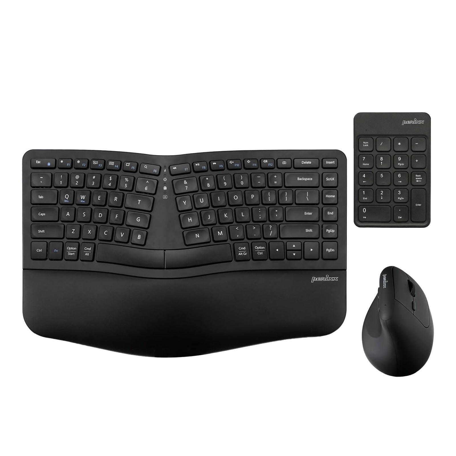 Perixx、エルゴノミクスキーボード・縦型マウス・独立テンキーを1セットにした『PERIDUO-606IIA』を発売 のアイキャッチ画像