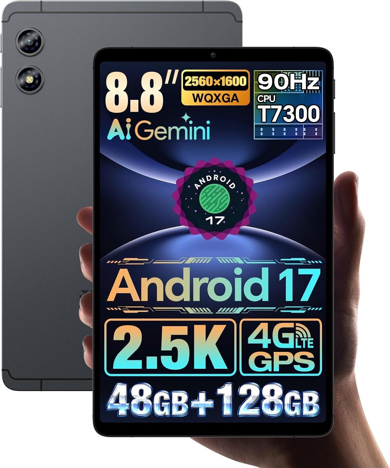 【23655円ゲット】Teclast新発売タブレット『T60Mini』を期間限定の低価格でお得に購入可能! 2.5K 90Hz画面、8.8インチ、Android 17、T7300、4G LTE GPS のアイキャッチ画像