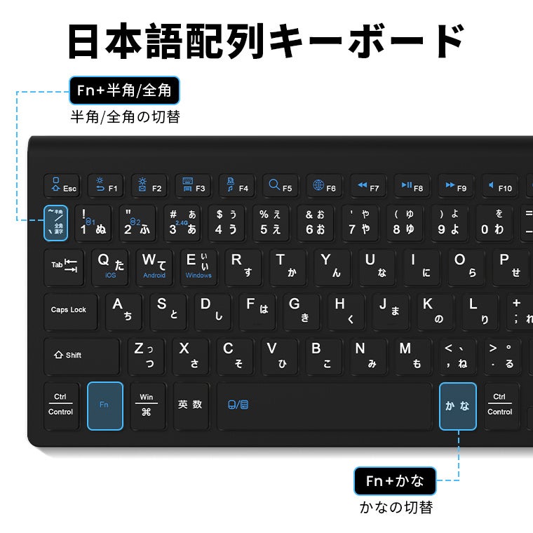 「テンキーが、必要なときだけ現れる。」タッチパッドと数字入力を1秒で切り替え！3in1仕様の「日本語配列ワイヤレスキーボード」がTIKTOKショップで登場