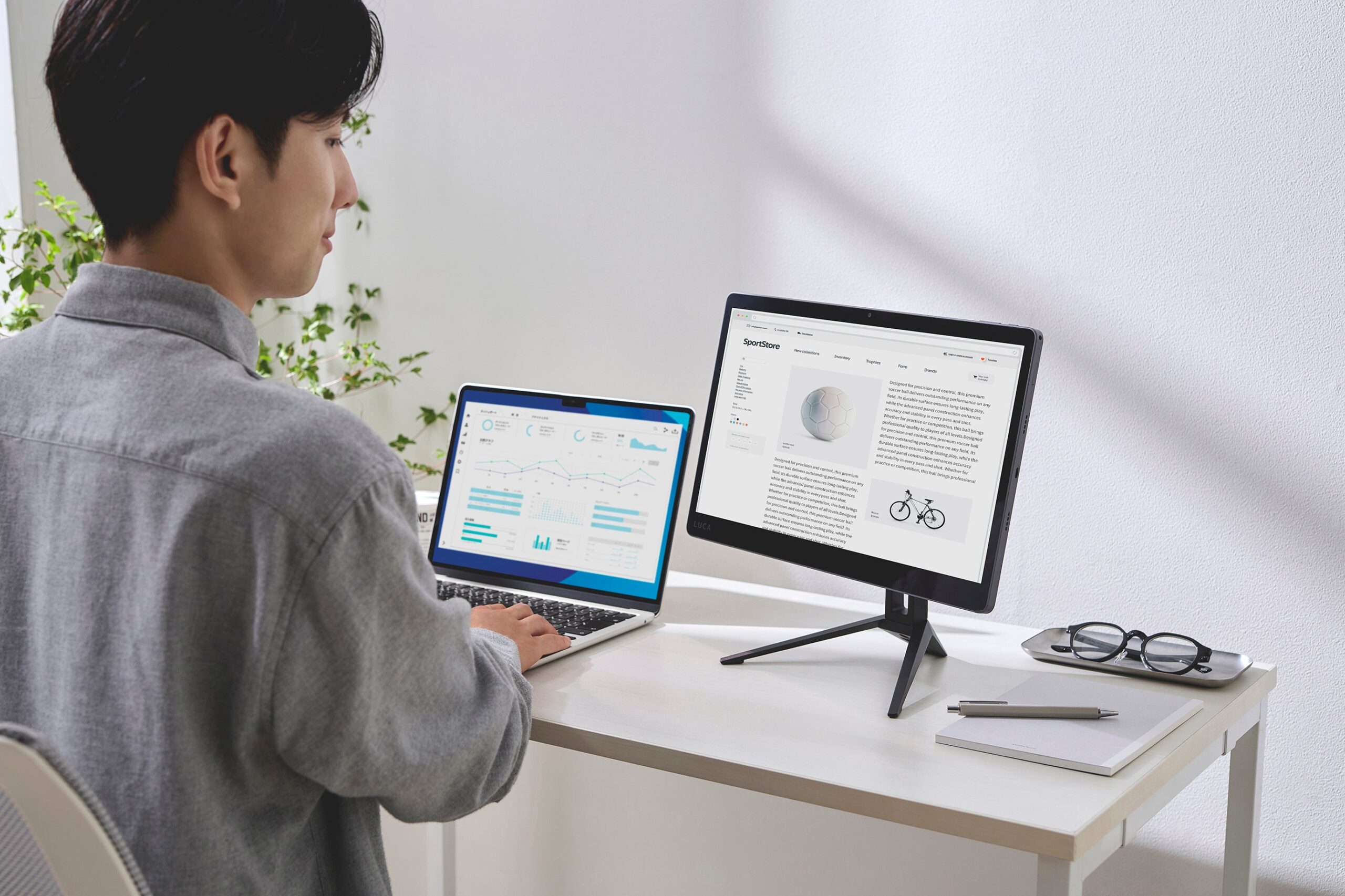 強力なマグネット機構で、充電・設置をスマートに! LUCAシリーズから「ワイヤレス充電対応タブレット 15.6inch」、「ワイヤレス充電タブレットスタンド」、「タブレットリング」を発売