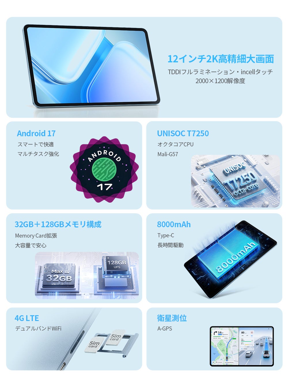 12インチ・Android 17搭載の新型タブレット「M60」Amazonで正式発売!発売記念で最大45%OFF、21,900円の特別価格に